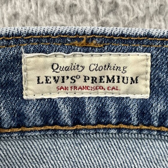 Levis 541 Premium Jeans Mens 36x30 Light Wash Straight Leg Denim - Picture 3 of 11